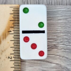 2:3 Replacement Dominoes Large Dot Shiny Color 2 X 1 X 5/8th